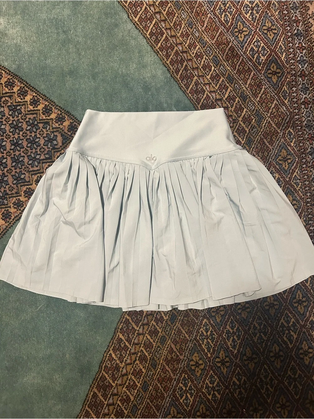 Alo Light Blue Grand Slam Tennis Skirt